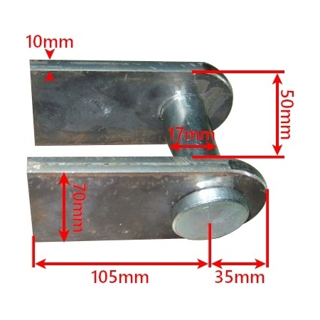MOCOWANIE UCHO OCZKO DO WSPAWANIA SIŁOWNIKA fi 17